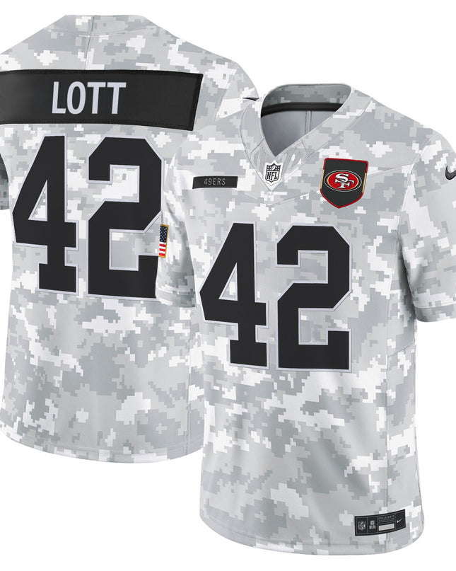 Men's San Francisco 49ers 2025 Salute to Service Vapor Limited Jersey - All Stitched
