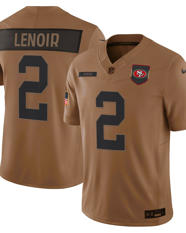 Men's San Francisco 49ers 2025 Salute to Service Vapor Limited Jersey - All Stitched