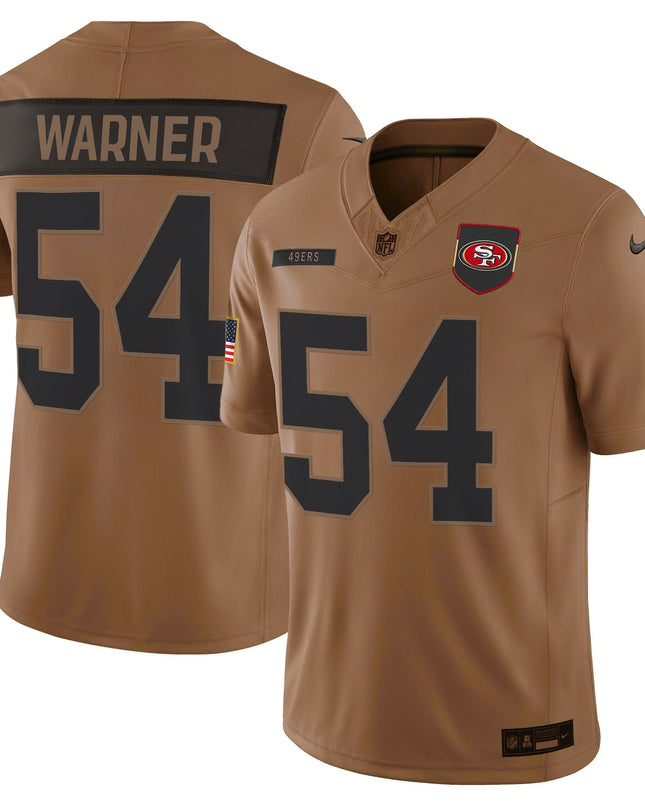 Men's San Francisco 49ers 2025 Salute to Service Vapor Limited Jersey - All Stitched