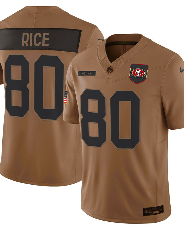 Men's San Francisco 49ers 2025 Salute to Service Vapor Limited Jersey - All Stitched