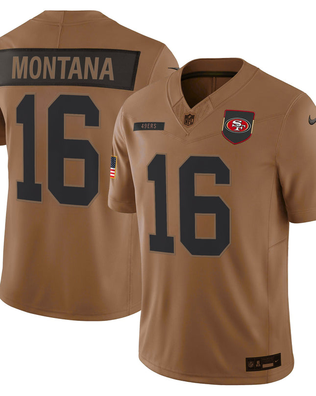 Men's San Francisco 49ers 2025 Salute to Service Vapor Limited Jersey - All Stitched