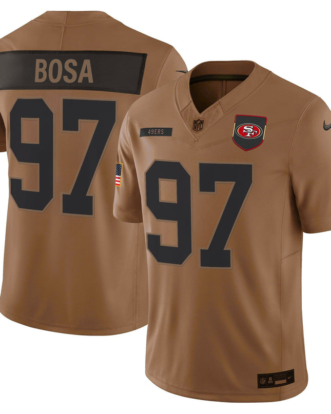 Men's San Francisco 49ers 2025 Salute to Service Vapor Limited Jersey - All Stitched