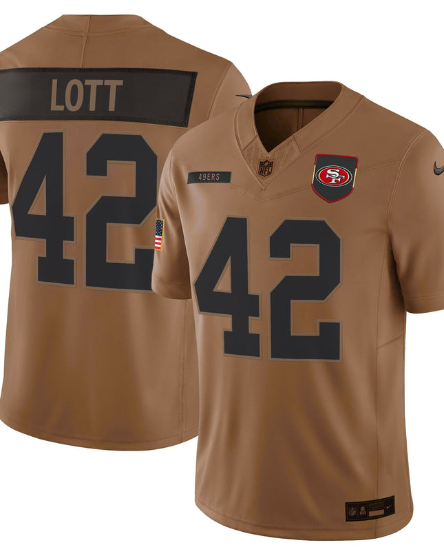 Men's San Francisco 49ers 2025 Salute to Service Vapor Limited Jersey - All Stitched