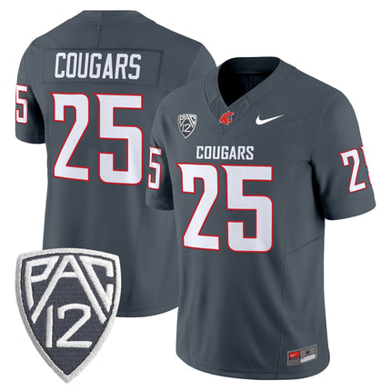 Men's Washington State Cougars 2025 Vapor Limited Jersey V2 - All Stitched