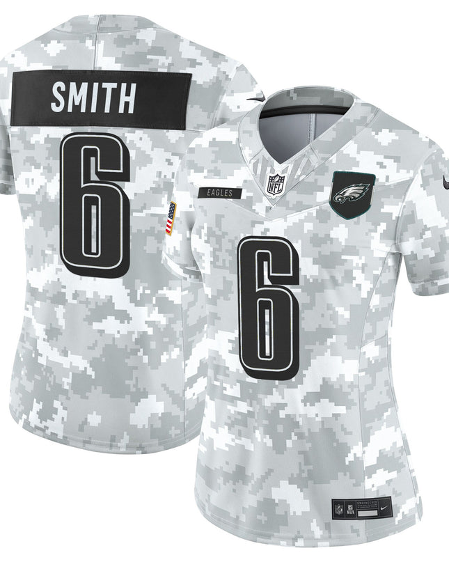 Women's Philadelphia Eagles 2025 Salute to Service Limited Jersey - All Stitched