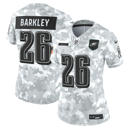 Women's Philadelphia Eagles 2025 Salute to Service Limited Jersey - All Stitched