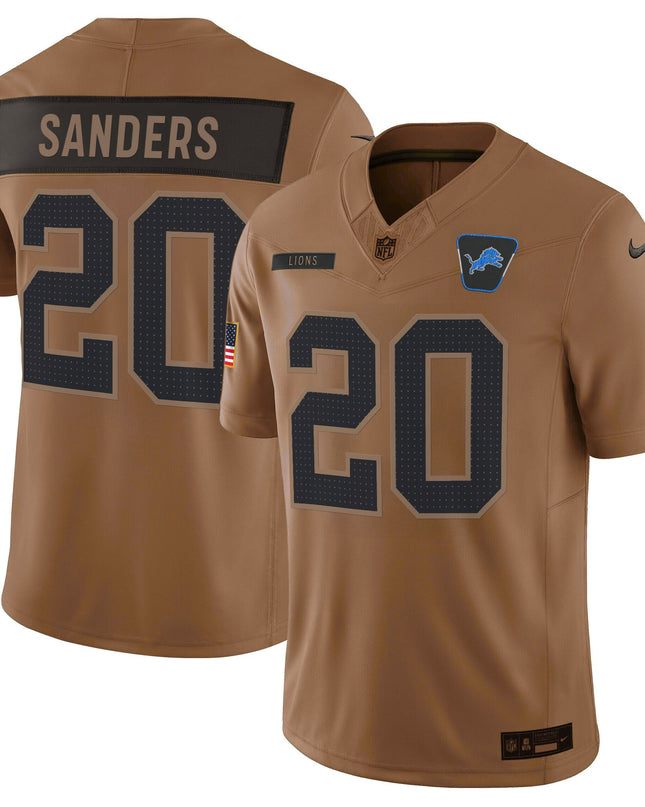Men's Detroit Lions 2025 Salute to Service Vapor Limited Jersey - All Stitched