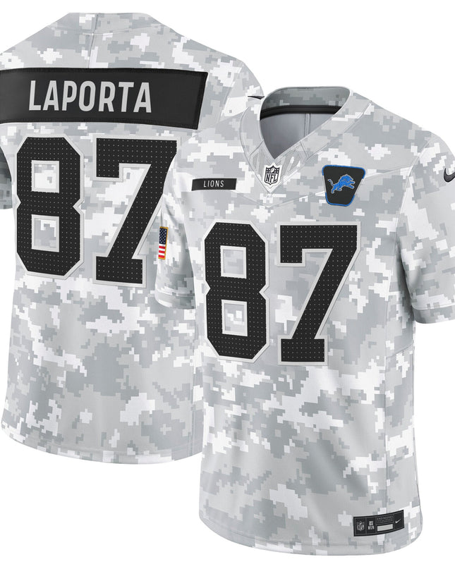 Men's Detroit Lions 2025 Salute to Service Vapor Limited Jersey - All Stitched