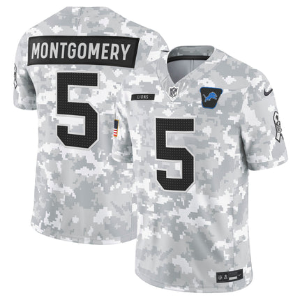 Men's Detroit Lions 2025 Salute to Service Vapor Limited Jersey - All Stitched