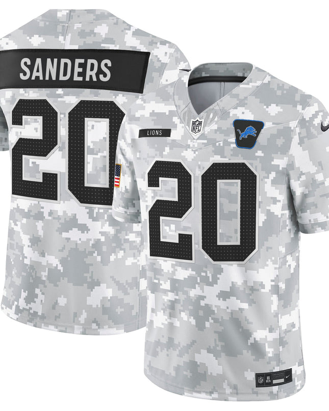 Men's Detroit Lions 2025 Salute to Service Vapor Limited Jersey - All Stitched