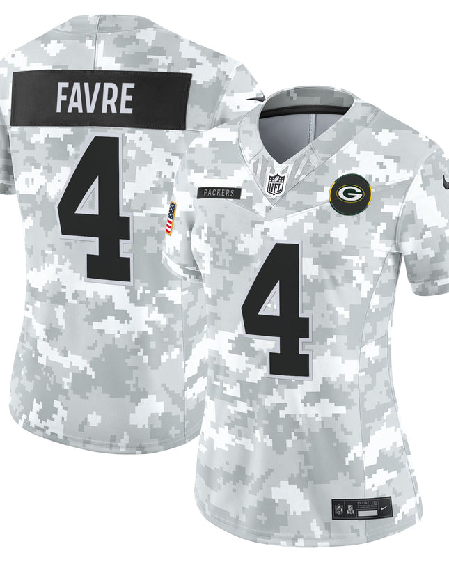 Women's Green Bay Packers 2025 Salute to Service Vapor Limited Jersey - All Stitched