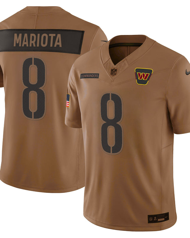 Men's Washington Commanders 2025 Salute to Service Vapor Limited Jersey - All Stitched