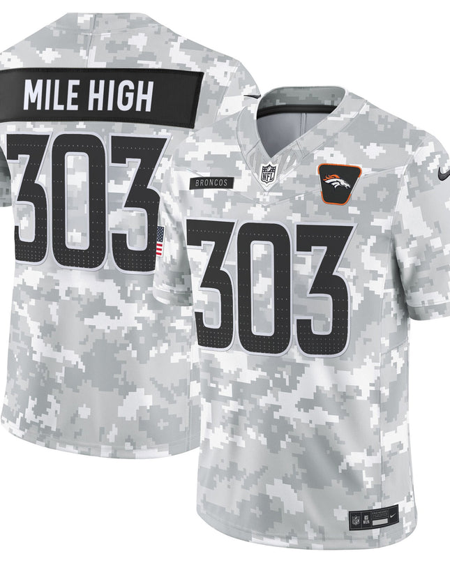 Men's Denver Broncos 2025 Salute to Service Vapor Limited Jersey - All Stitched