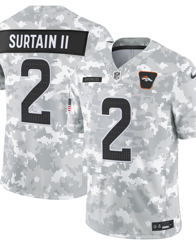 Men's Denver Broncos 2025 Salute to Service Vapor Limited Jersey - All Stitched