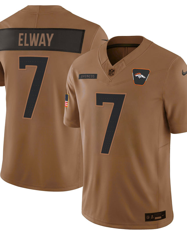 Men's Denver Broncos 2025 Salute to Service Vapor Limited Jersey - All Stitched