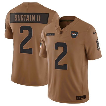 Men's Denver Broncos 2025 Salute to Service Vapor Limited Jersey - All Stitched