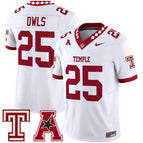 White / #25 Owls / S
