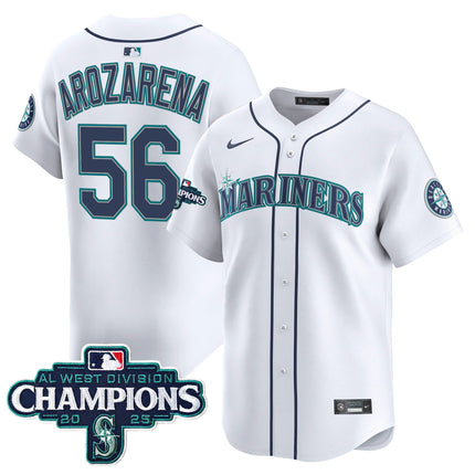 Men's Seattle Mariners 2025 AL West Division Champions Vapor Premier Jersey - All Stitched