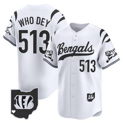 Men's Cincinnati Bengals 2025 Vapor Limited Baseball Jersey V2 - All Stitched