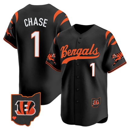 Men's Cincinnati Bengals 2025 Vapor Limited Baseball Jersey V2 - All Stitched