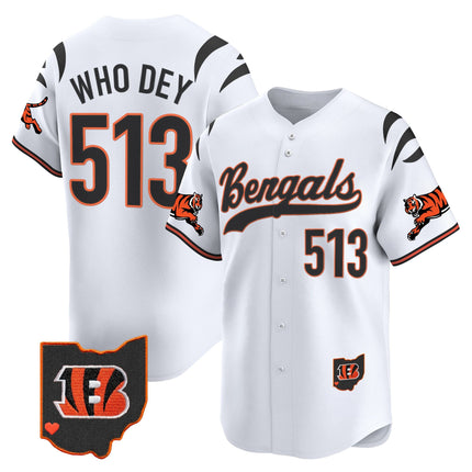 Men's Cincinnati Bengals 2025 Vapor Limited Baseball Jersey V2 - All Stitched
