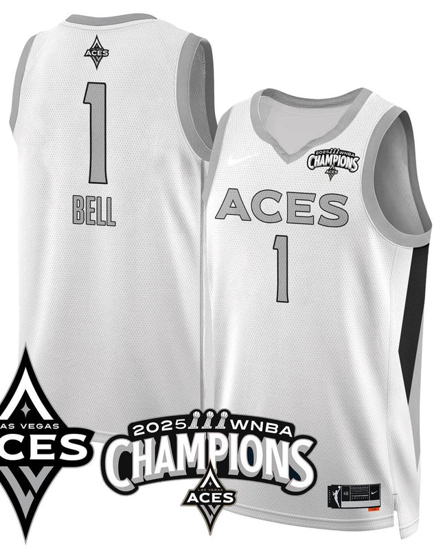 Men's Las Vegas Aces 2025 WNBA Championship Jersey - All Stitched