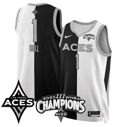 Men's Las Vegas Aces 2025 WNBA Championship Jersey - All Stitched