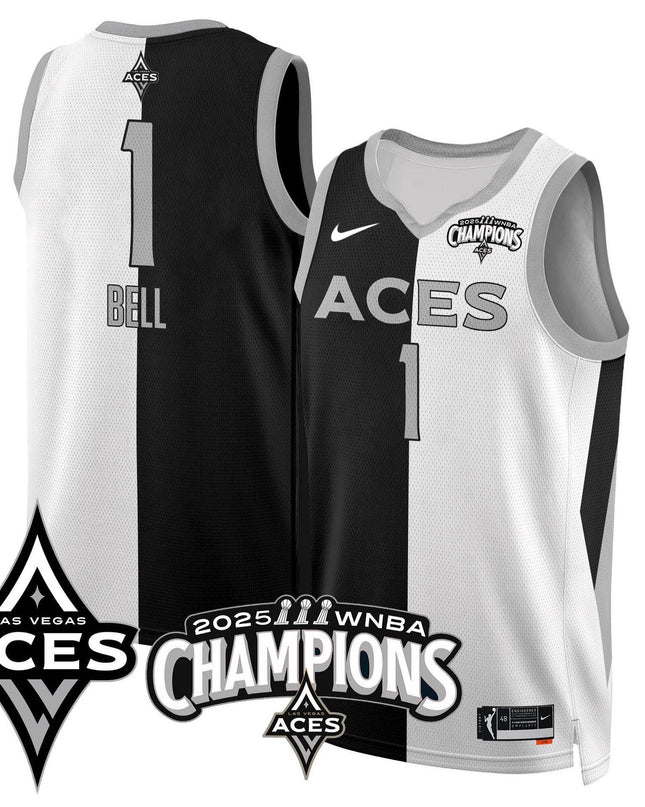 Men's Las Vegas Aces 2025 WNBA Championship Jersey - All Stitched