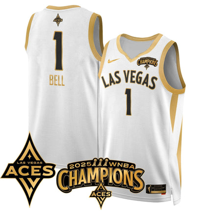 Men's Las Vegas Aces 2025 WNBA Championship Jersey - All Stitched