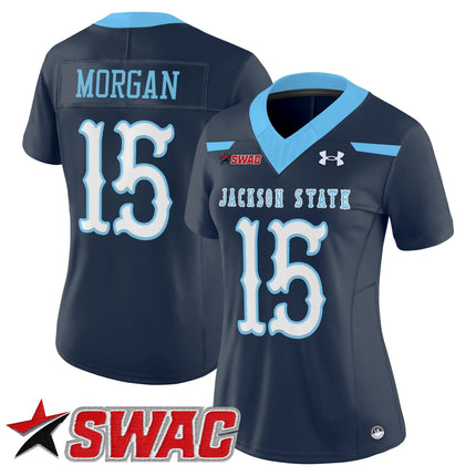 Women's Jackson State Tigers 2025 Vapor Limited Jersey V2 - All Stitched
