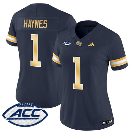 Women's Georgia Tech Yellow Jackets 2025 Vapor Limited Jersey - All stitched