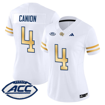 Women's Georgia Tech Yellow Jackets 2025 Vapor Limited Jersey - All stitched