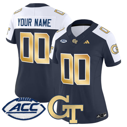 Georgia Tech Yellow Jackets 2025 Vapor Limited Custom Jersey - All stitched