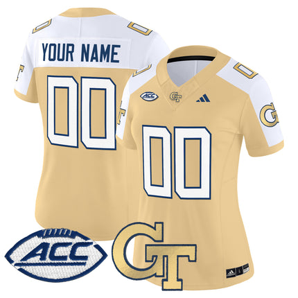 Georgia Tech Yellow Jackets 2025 Vapor Limited Custom Jersey - All stitched