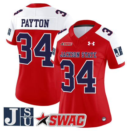 Women's Jackson State Tigers 2025 Vapor Limited Jersey - All Stitched
