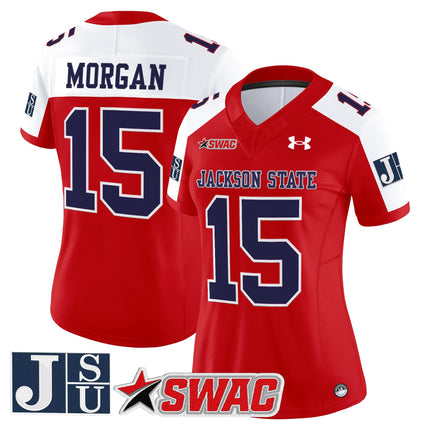 Women's Jackson State Tigers 2025 Vapor Limited Jersey - All Stitched