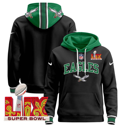 Men's Philadelphia Eagles Pullover Hoodie - All Stitched
