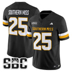 Black / #25 Southern Miss / S