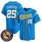 Powder Blue / #25 Chargers / S