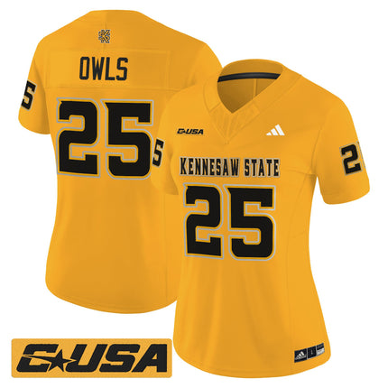 Women's Kennesaw State Owls 2025 Vapor Limited Jersey - All Stitched