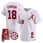 Pinstripe / #18 Crimson / S