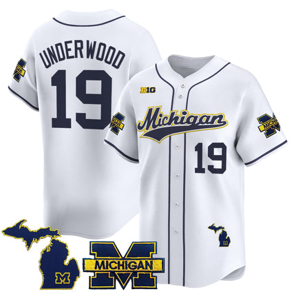 Men's Michigan Wolverines 2025 Vapor Baseball Jersey - All Stitched