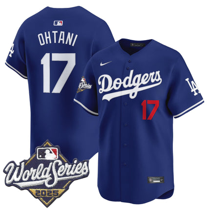 Men's Dodgers 2025 World Series Vapor Premier Limited Jersey - All Stitched