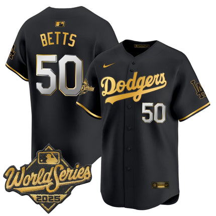 Men's Dodgers 2025 World Series Vapor Premier Limited Jersey - All Stitched