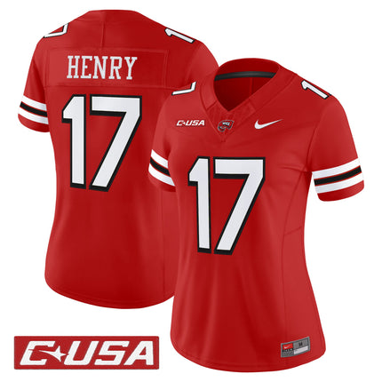 Women's Western Kentucky Hilltoppers 2025 Vapor Limited Jersey - All Stitched