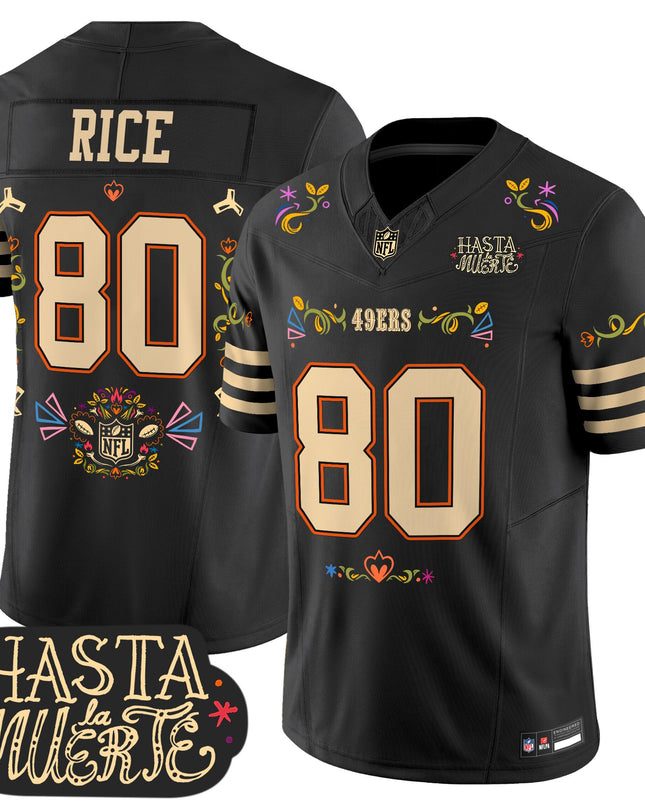 San Francisco 49ers Mexico 'Hasta la Muerte Edition' Vapor Limited Jersey - All Printed