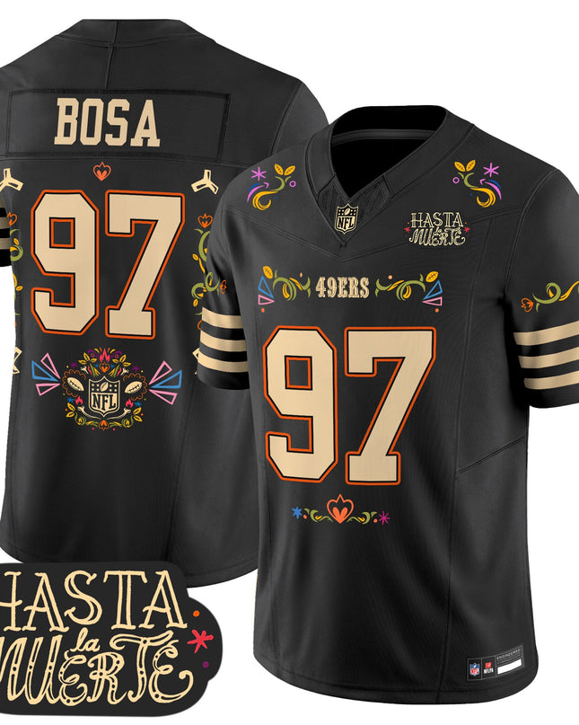 San Francisco 49ers Mexico 'Hasta la Muerte Edition' Vapor Limited Jersey - All Printed