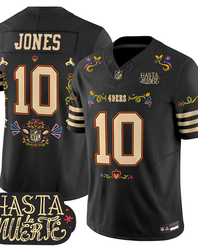 San Francisco 49ers Mexico 'Hasta la Muerte Edition' Vapor Limited Jersey - All Printed