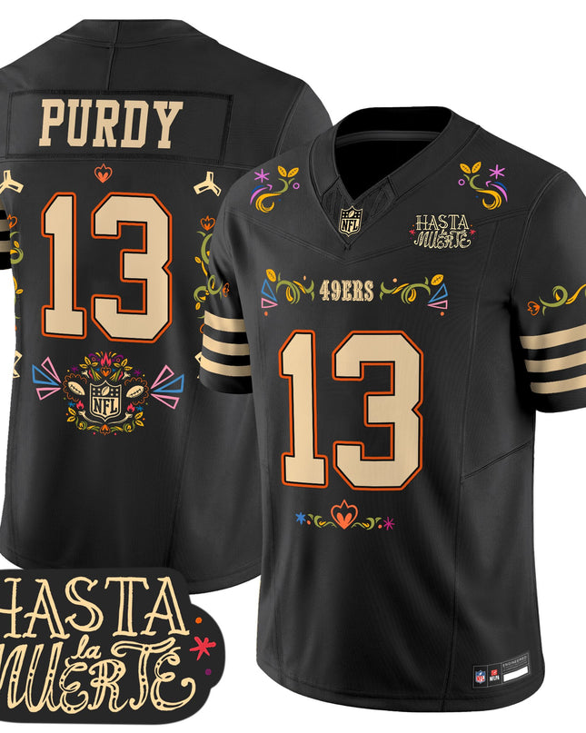 San Francisco 49ers Mexico 'Hasta la Muerte Edition' Vapor Limited Jersey - All Printed