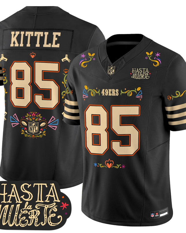 San Francisco 49ers Mexico 'Hasta la Muerte Edition' Vapor Limited Jersey - All Printed